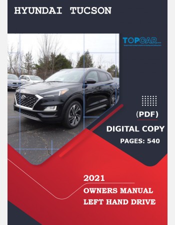 hyundai tucson 2021 owners manual